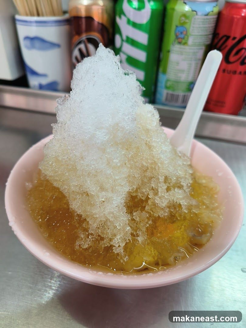 Shaved Ice Dessert