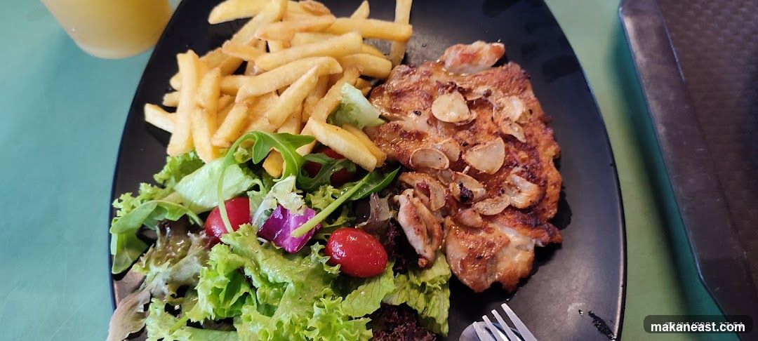 Chicken with Fries and Salad