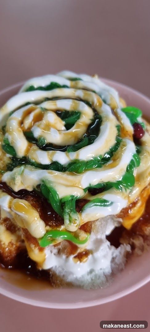 Dessert with Shaved Ice