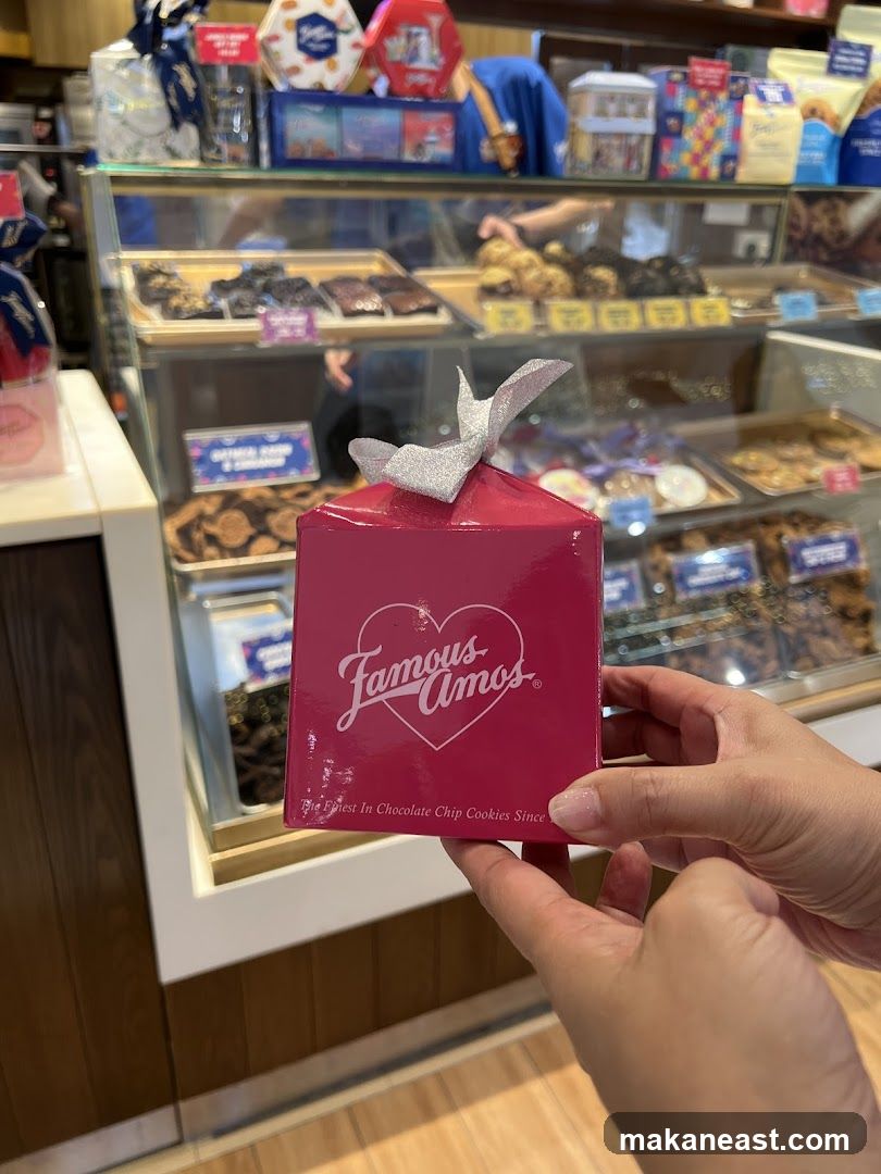 Famous Amos Cookie Box