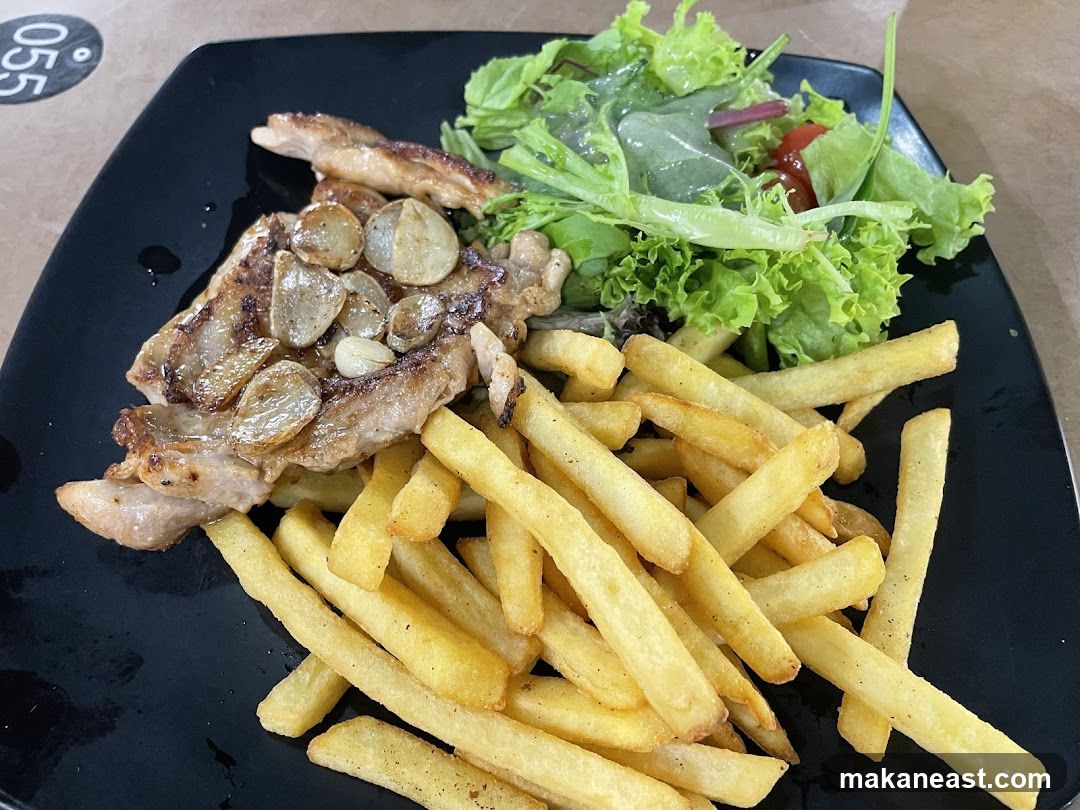 Chicken Steak with Fries and Salad