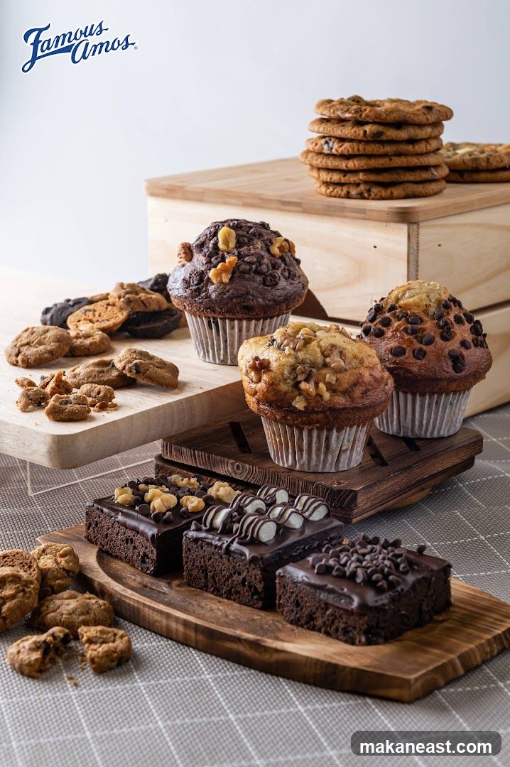 Famous Amos Cookies and Muffins
