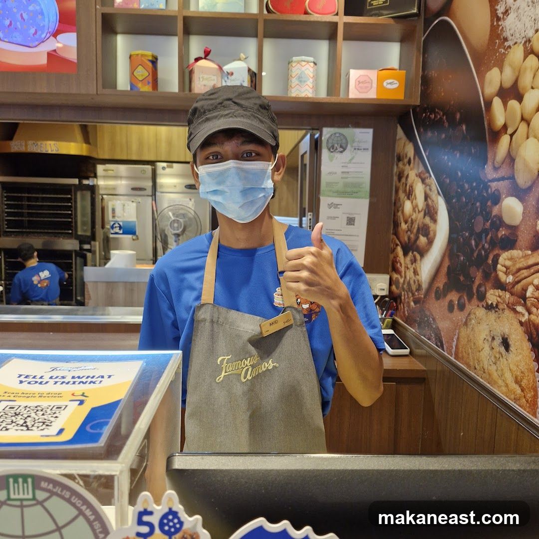 Baker Giving Thumbs Up