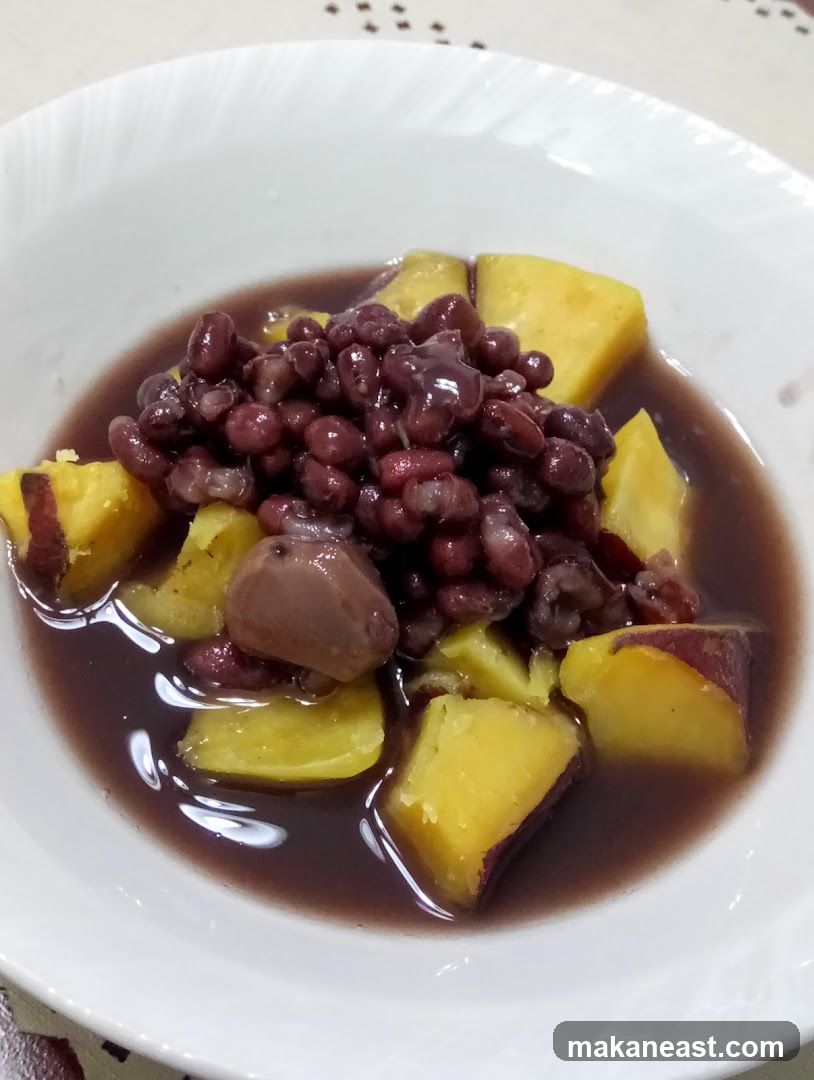 Red Bean and Sweet Potato Dessert