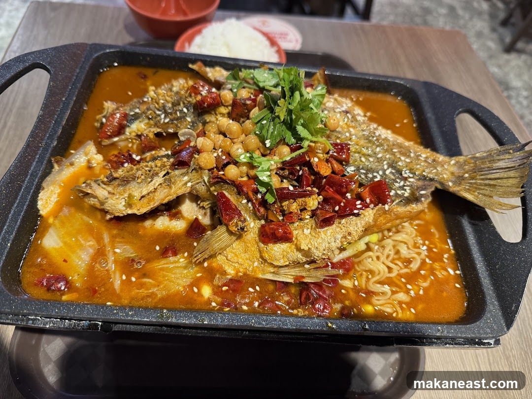 Spicy Braised Fish with Noodles