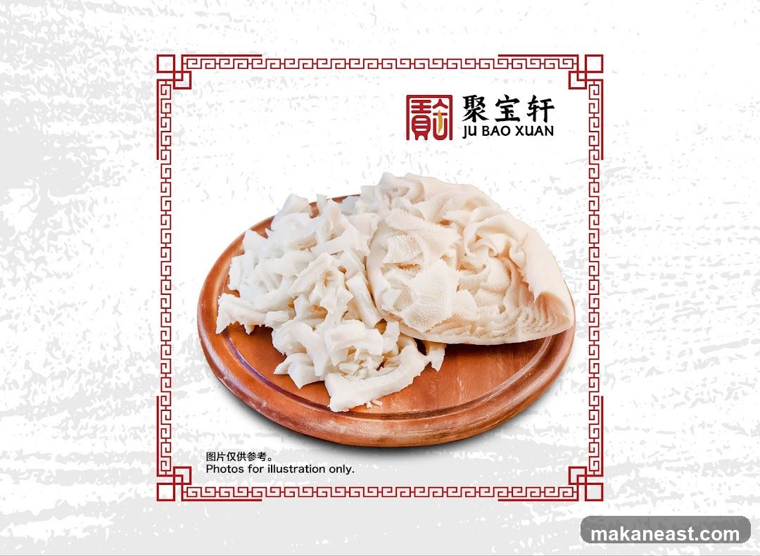 Tripe on a Wooden Plate
