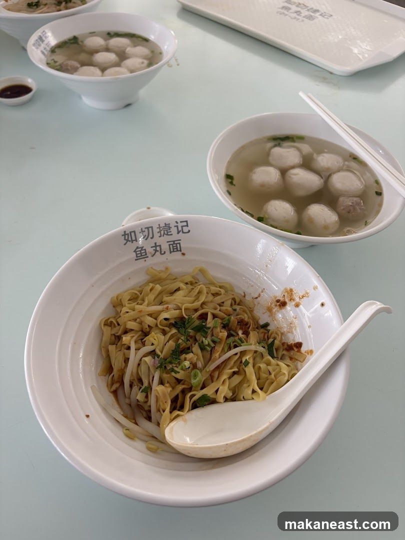 Noodles and Fish Balls