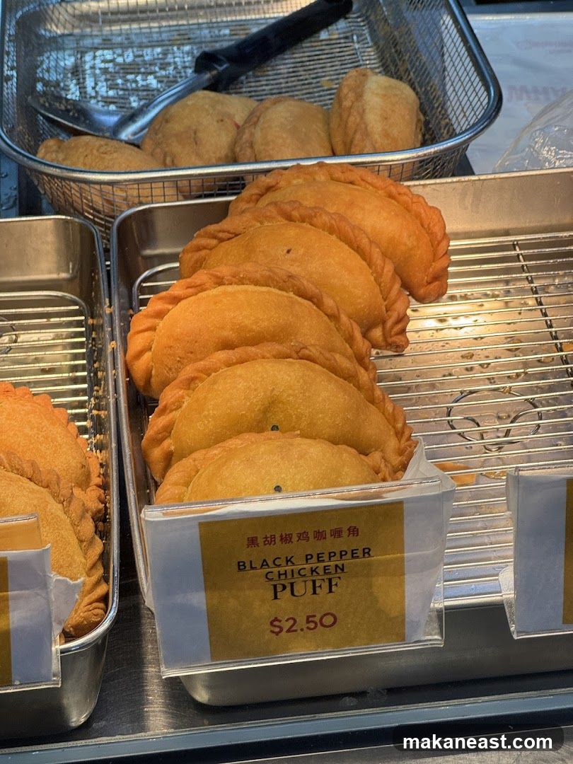 Black Pepper Chicken Puff