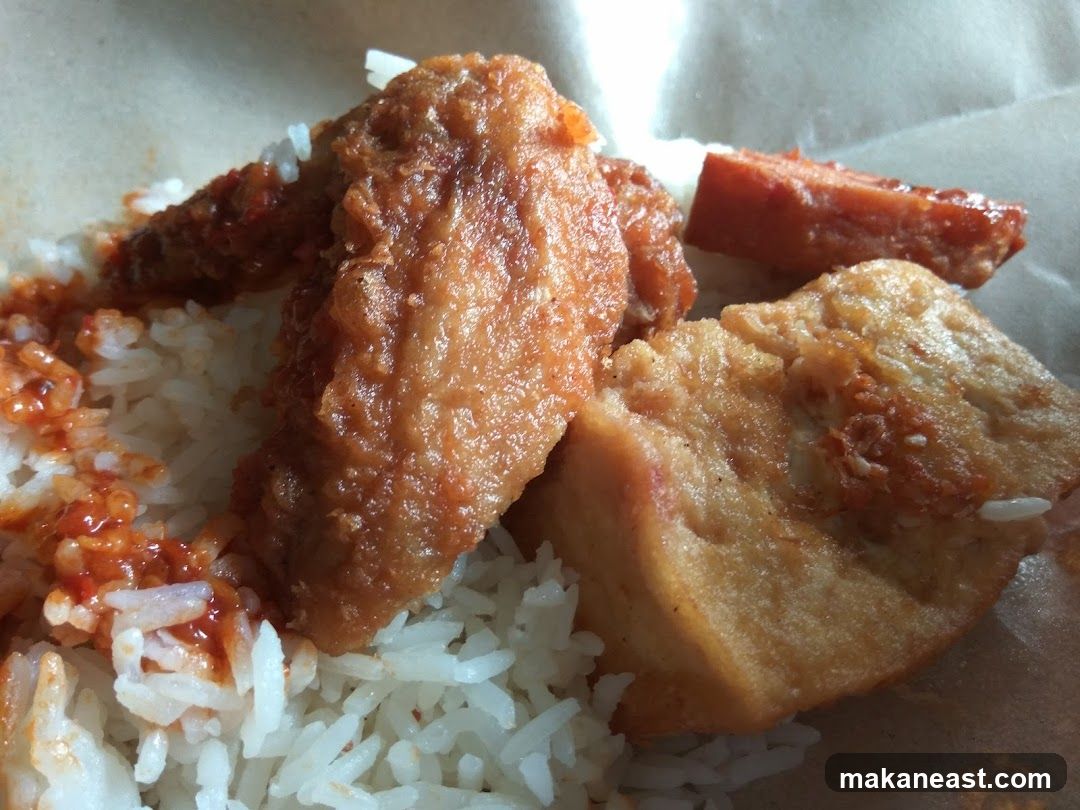 Fried Chicken and Rice