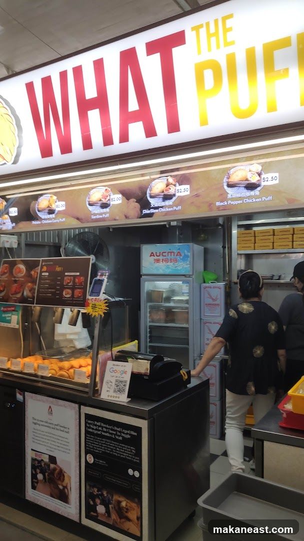 Food stall with puffs