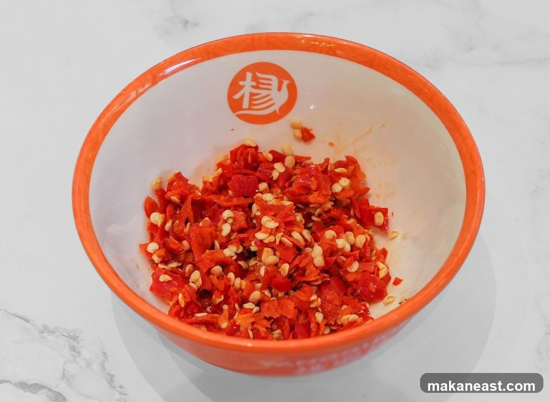 Chopped Chili Peppers