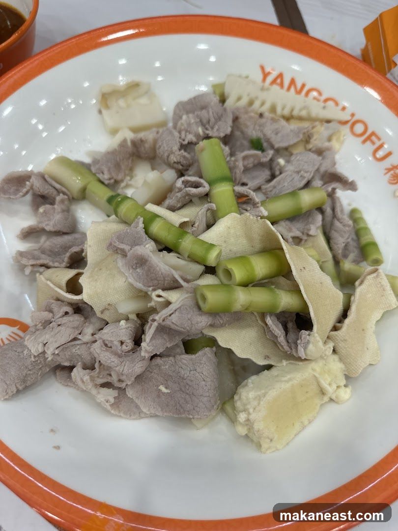 Sliced Meat and Bamboo Shoots