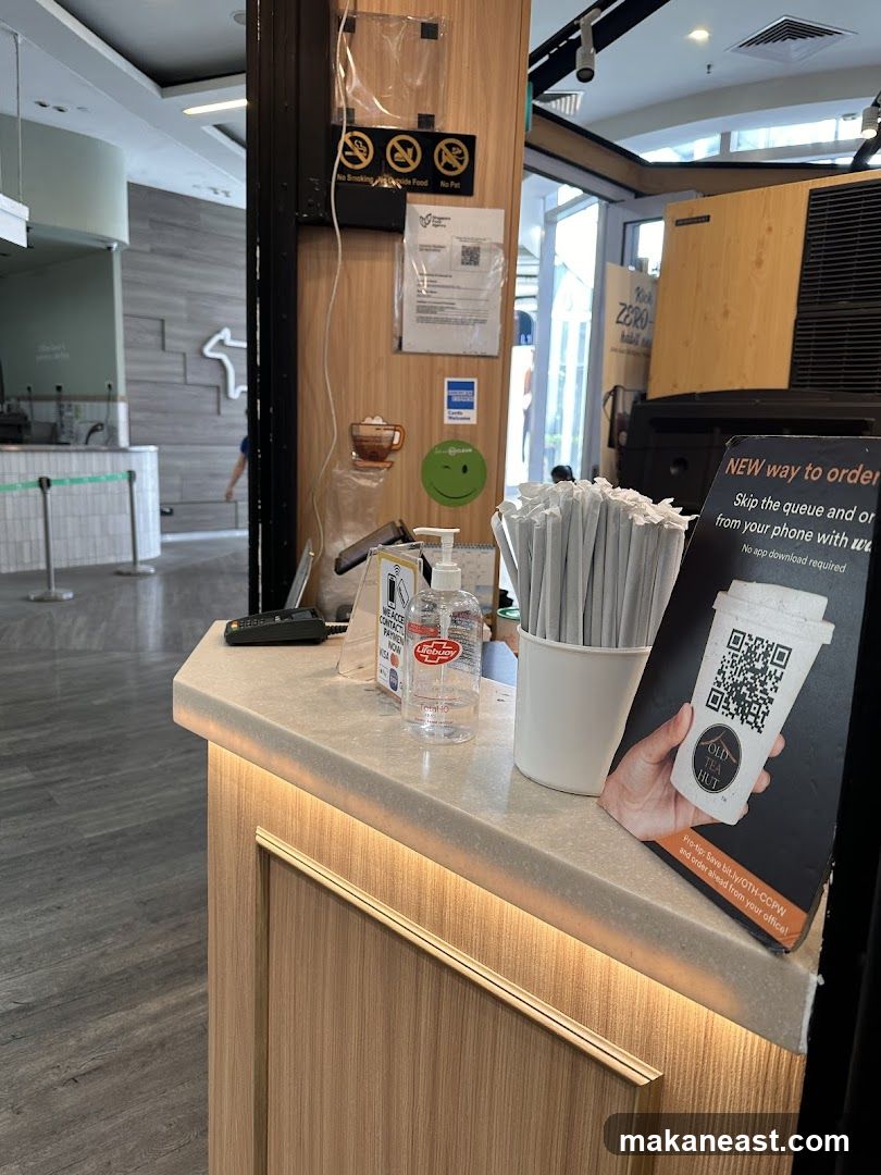 Counter with ordering information