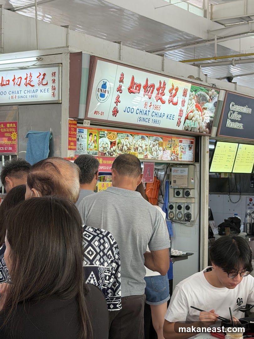 Food Stall with Customers
