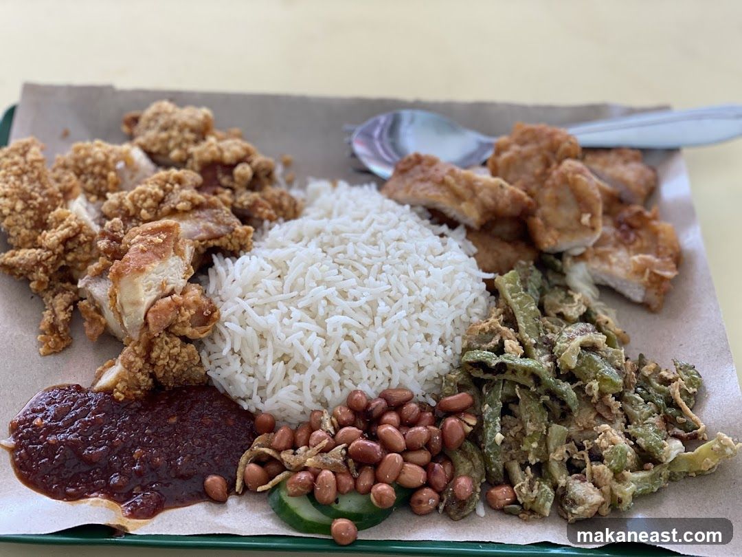 Fried Chicken Rice Set