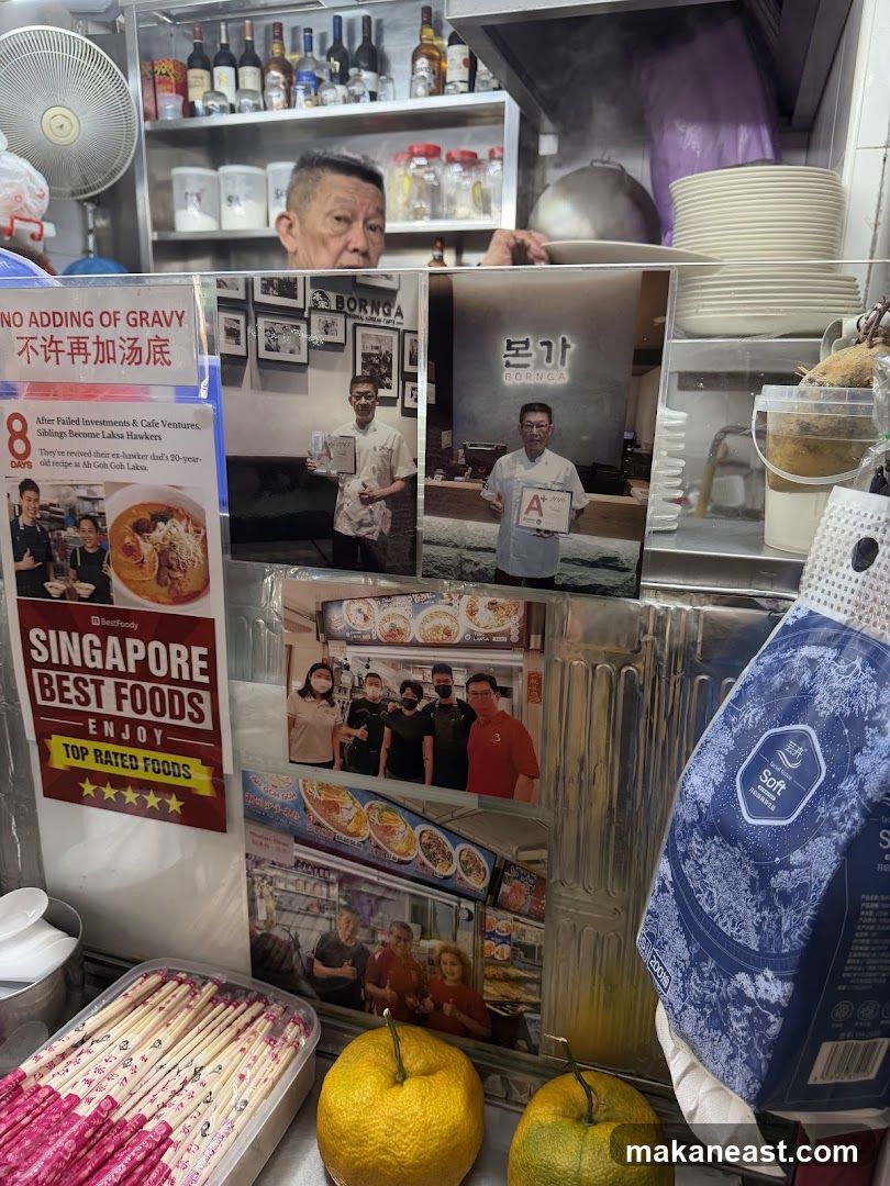 Hawker Stall Display
