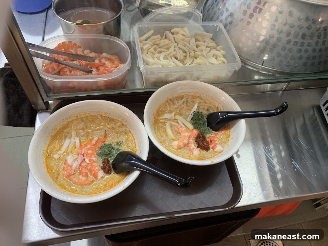 Laksa with Shrimp