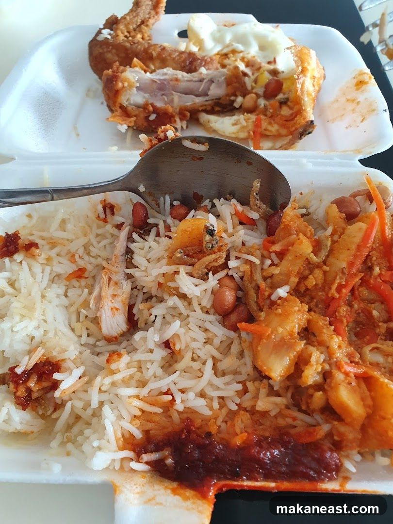 Fried Chicken and Rice