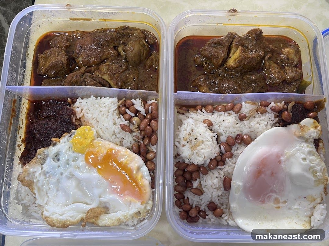 Nasi Lemak Takeaway Containers