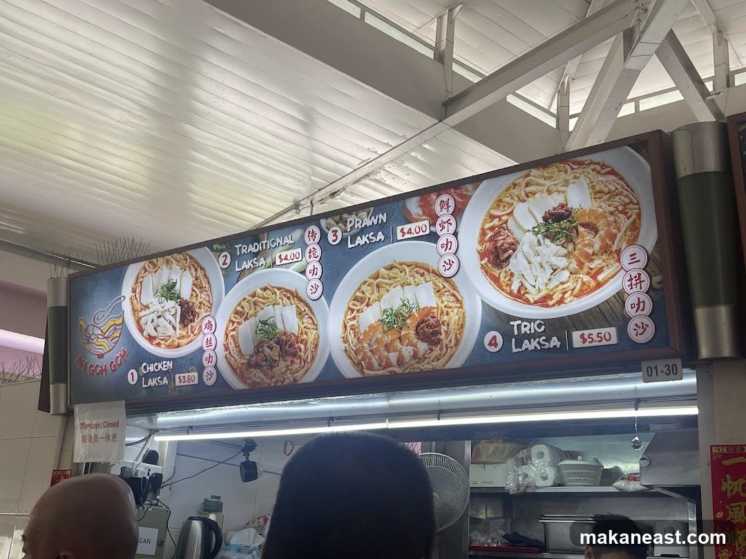 Laksa Menu