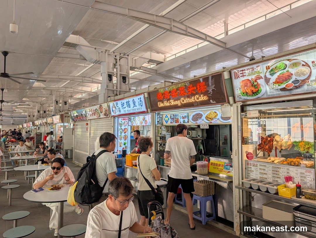 Food Stalls in a Market