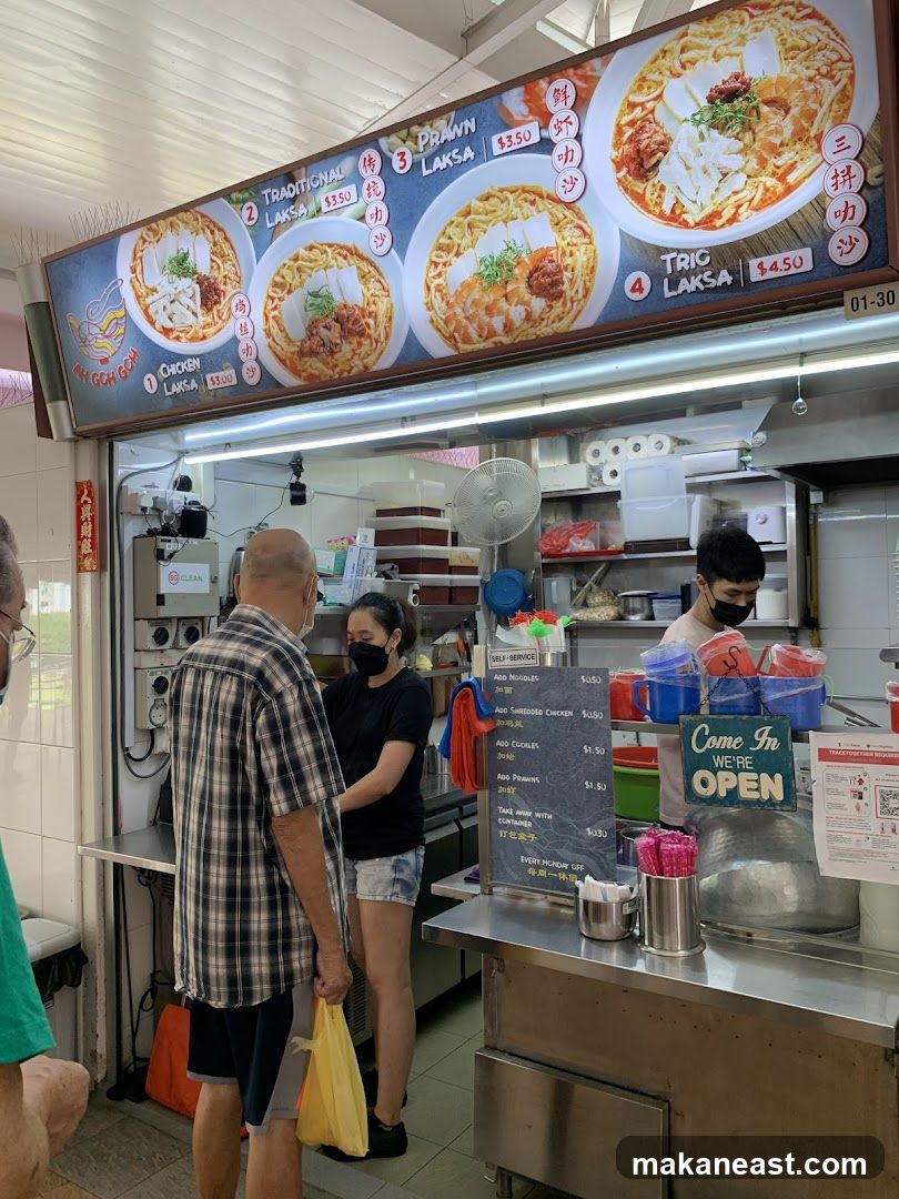 Ah Goh Goh Chicken Laksa Menu