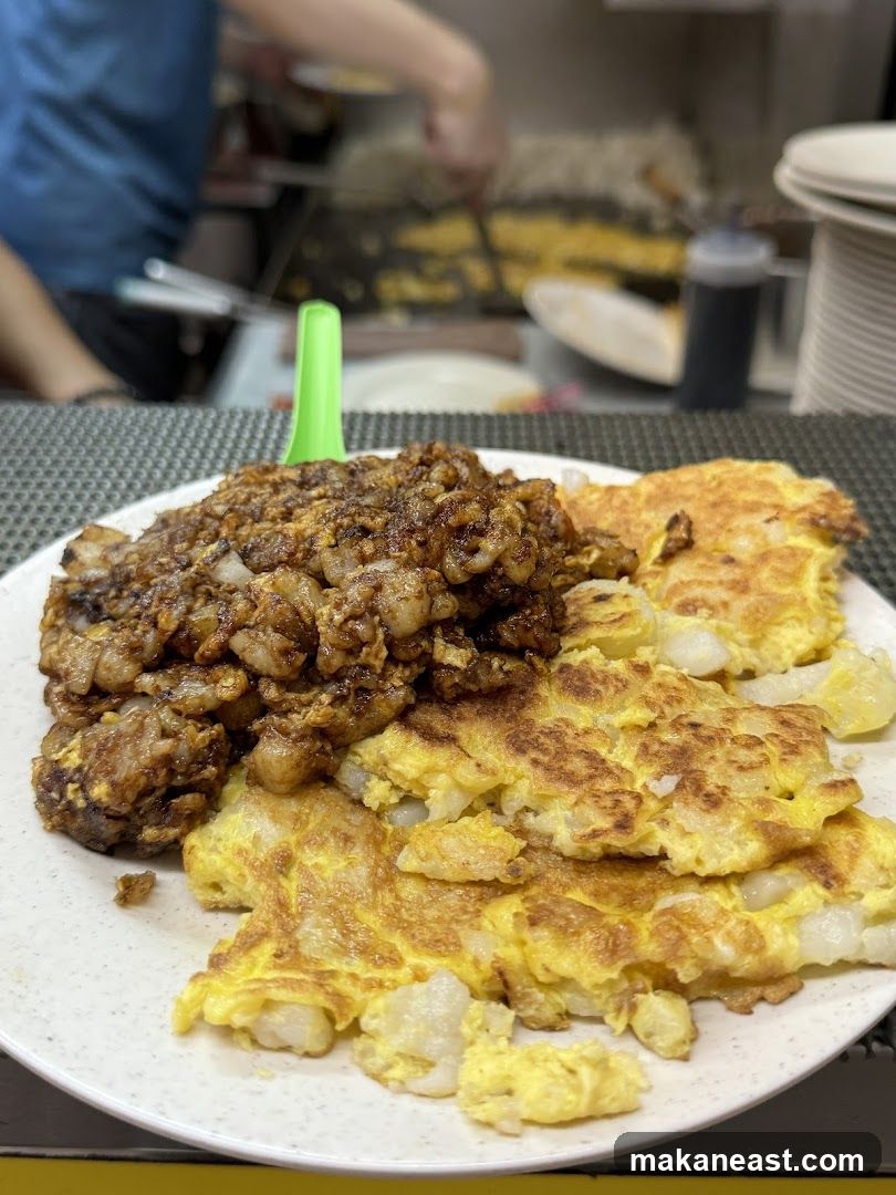 Fried Carrot Cake with Egg