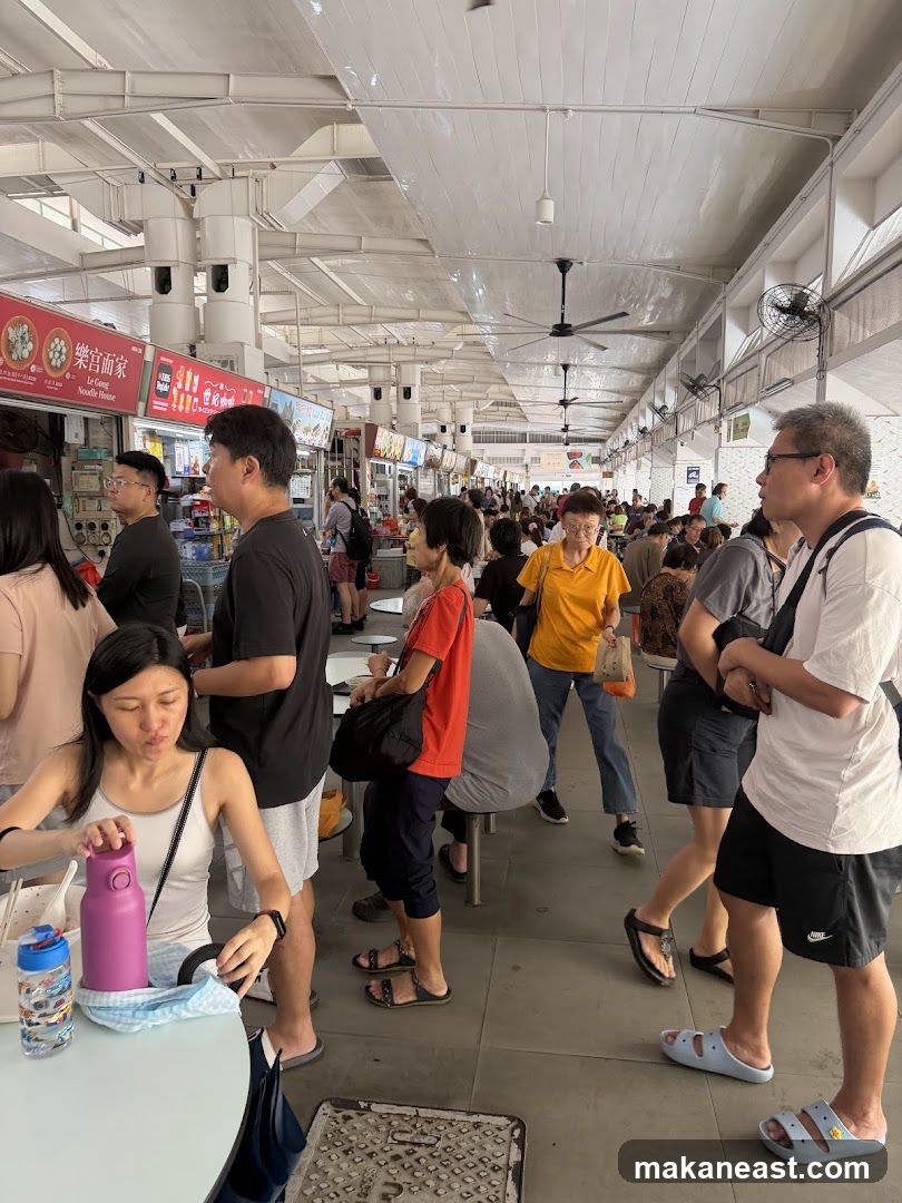 Busy Food Court