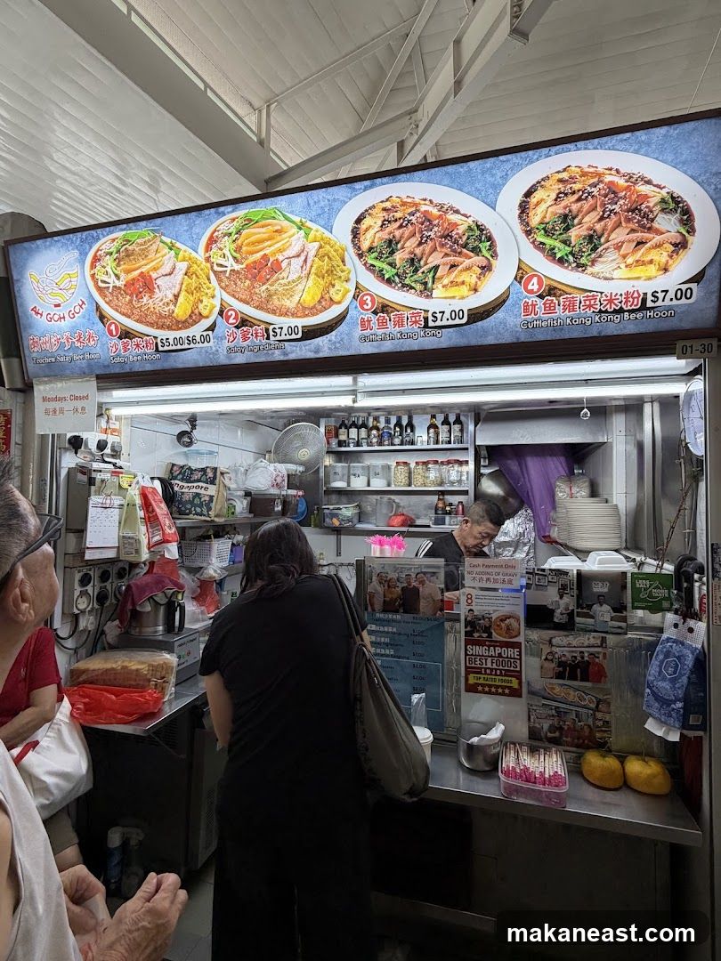 Food Stall Menu