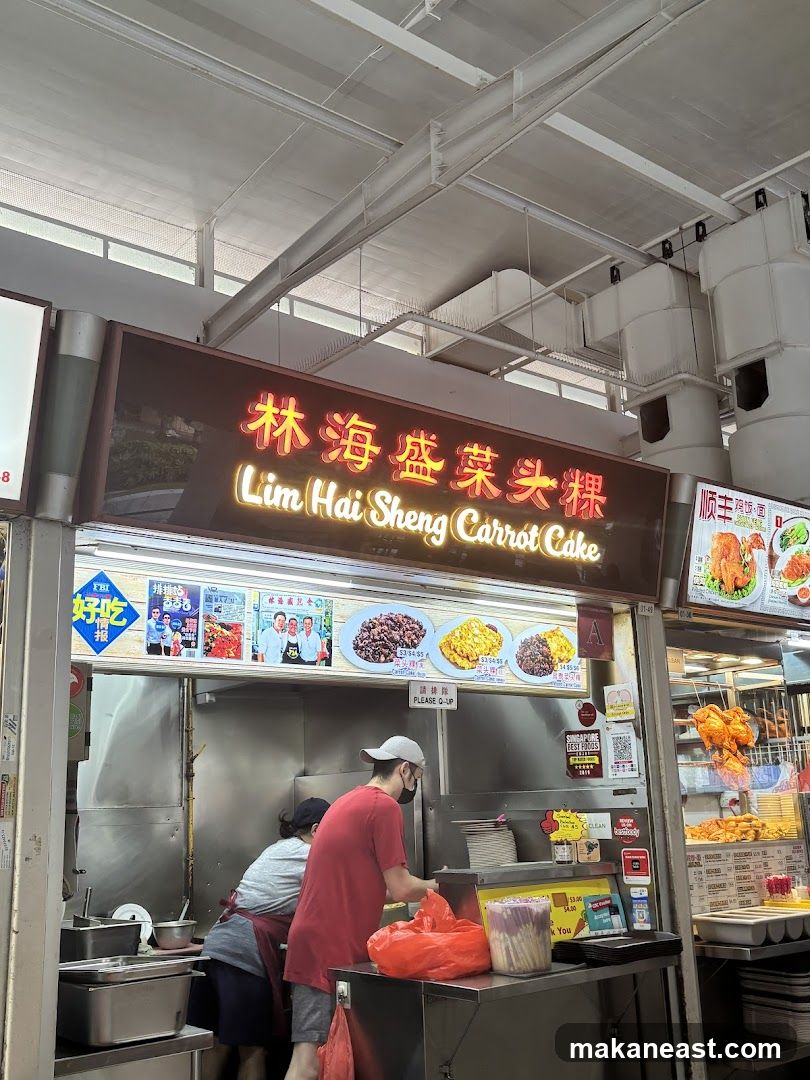 Lim Hai Sheng Carrot Cake Stall