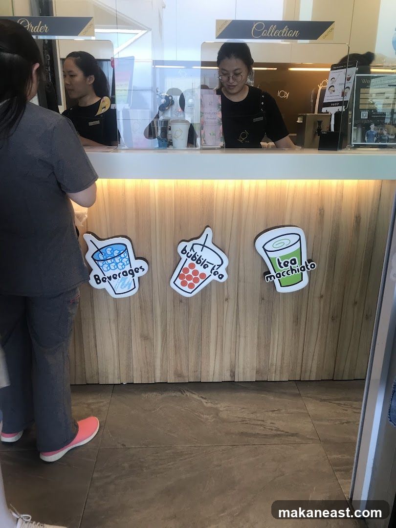 Bubble Tea Shop Counter