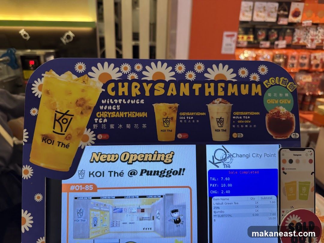KOI Thé Chrysanthemum Drinks