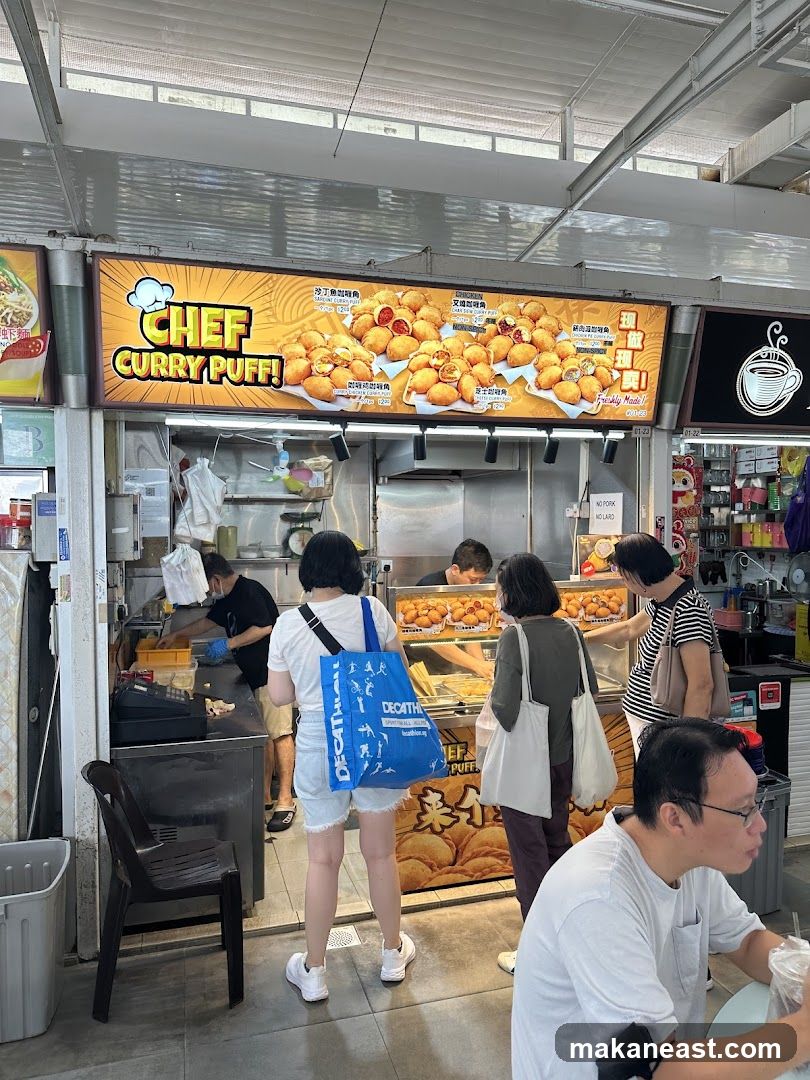 Chef curry puff