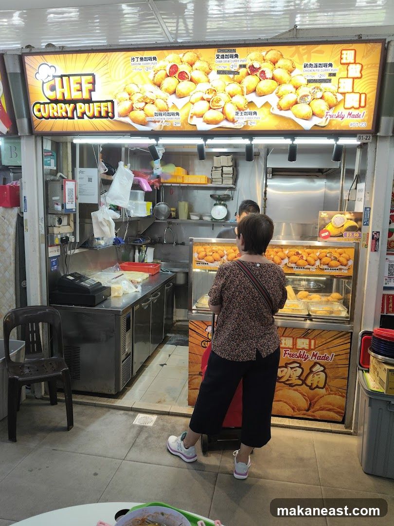 Chef curry puff