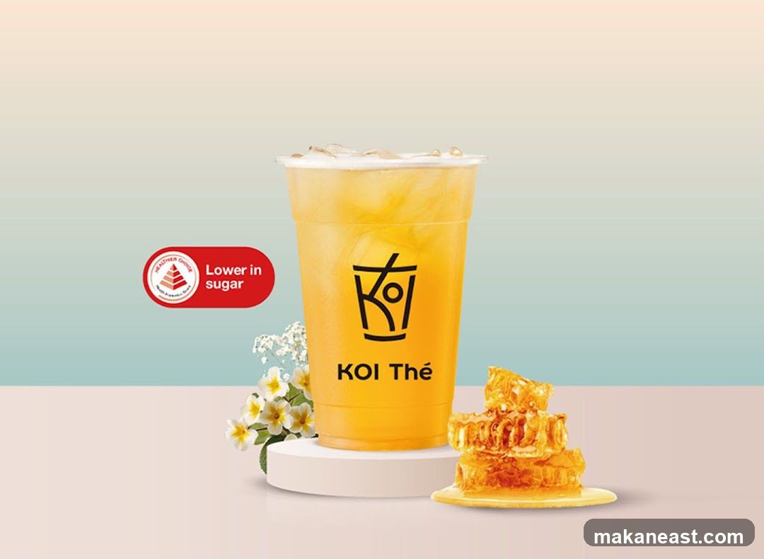 KOI Thé Drink with Honeycomb
