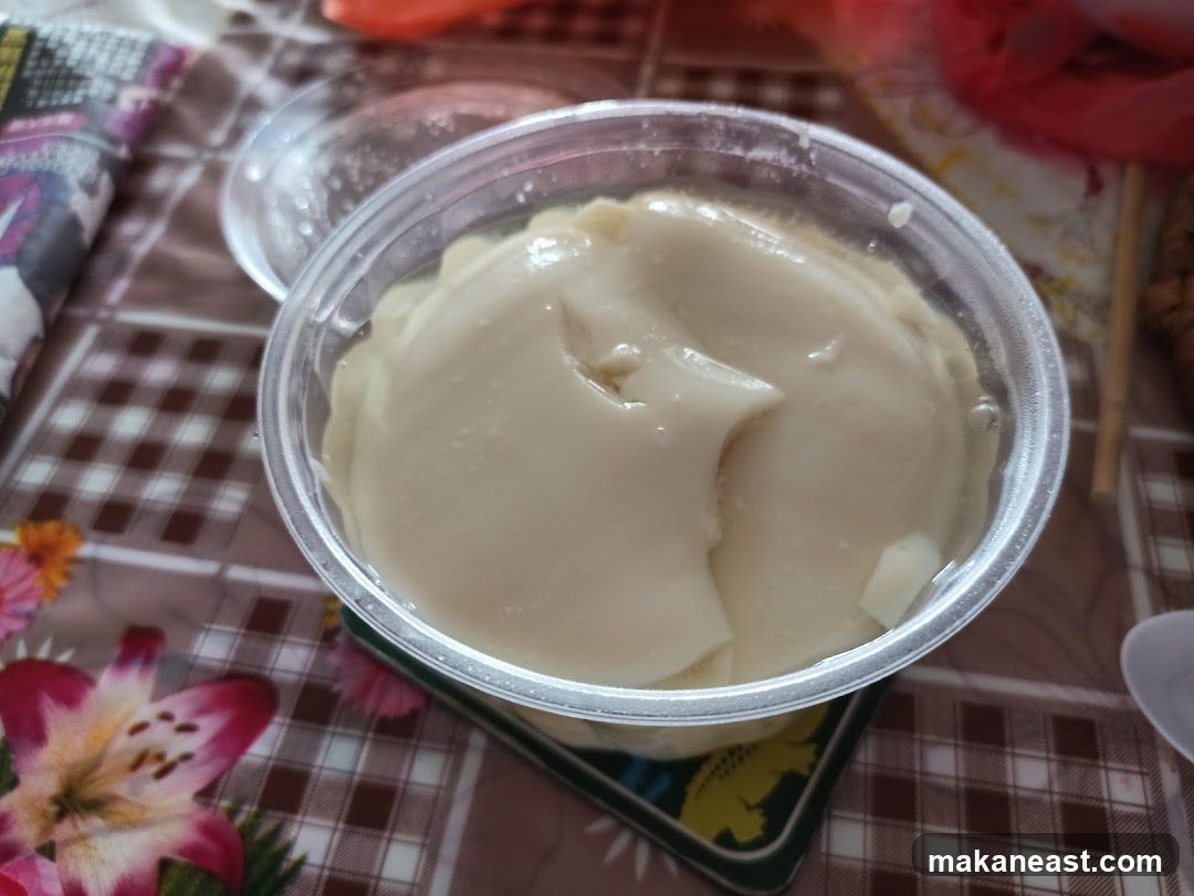 Dessert in a plastic container