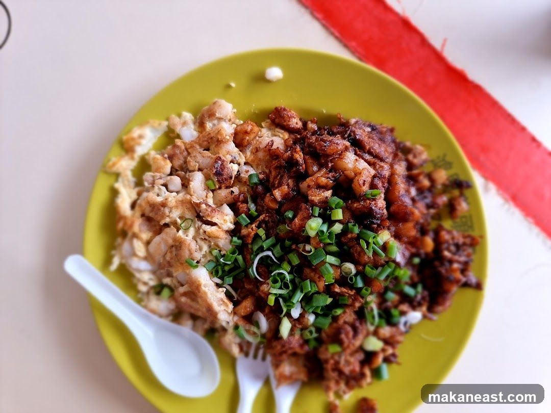 Carrot Cake with Scrambled Eggs