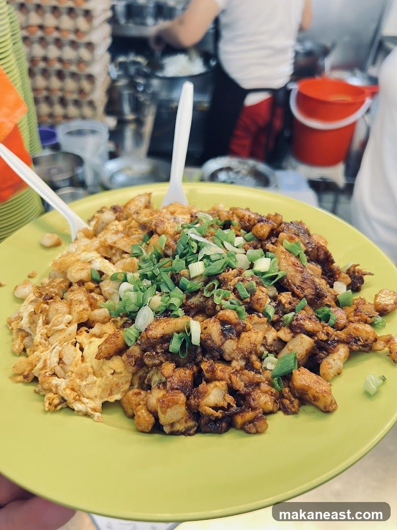 Carrot Cake with Scrambled Eggs