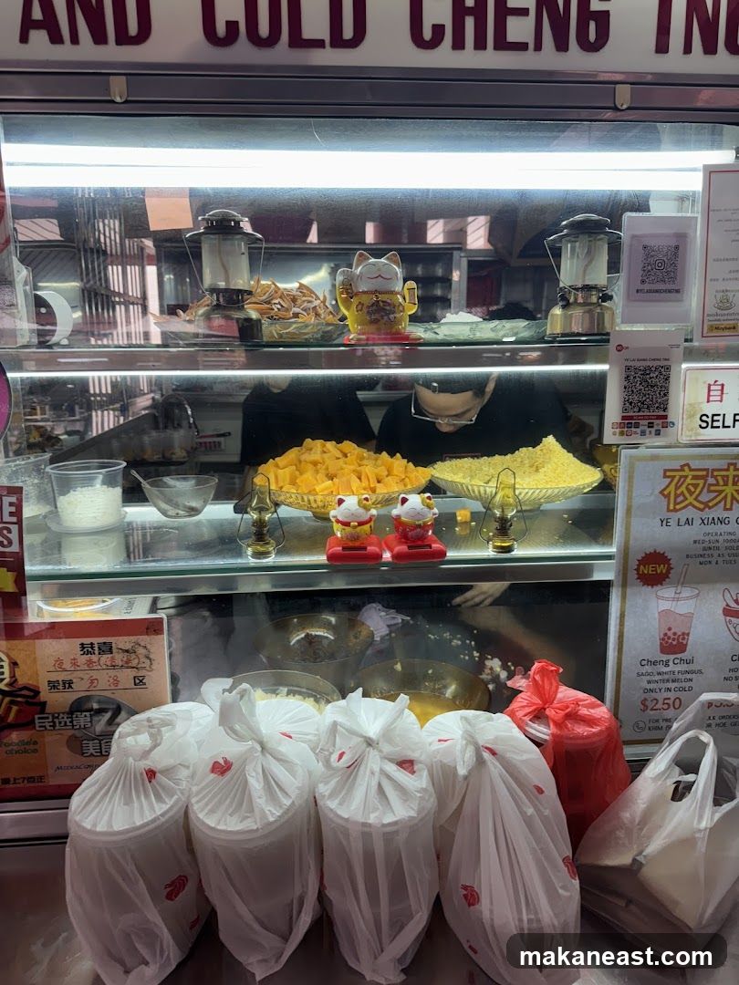 Dessert Stall with Takeaway Bags