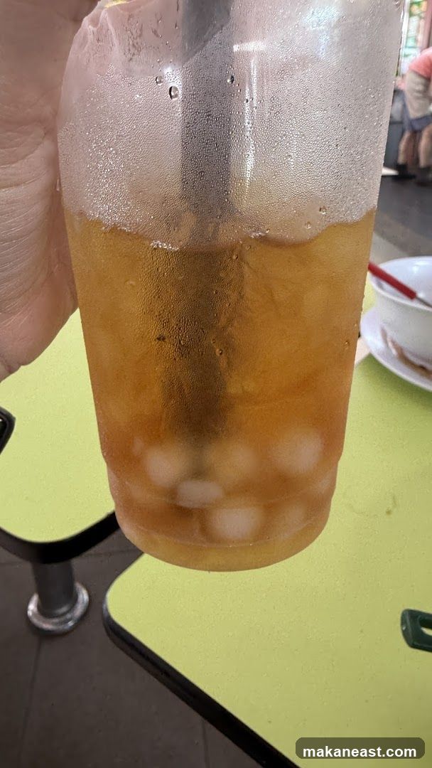 Iced Tea with Ice Cubes