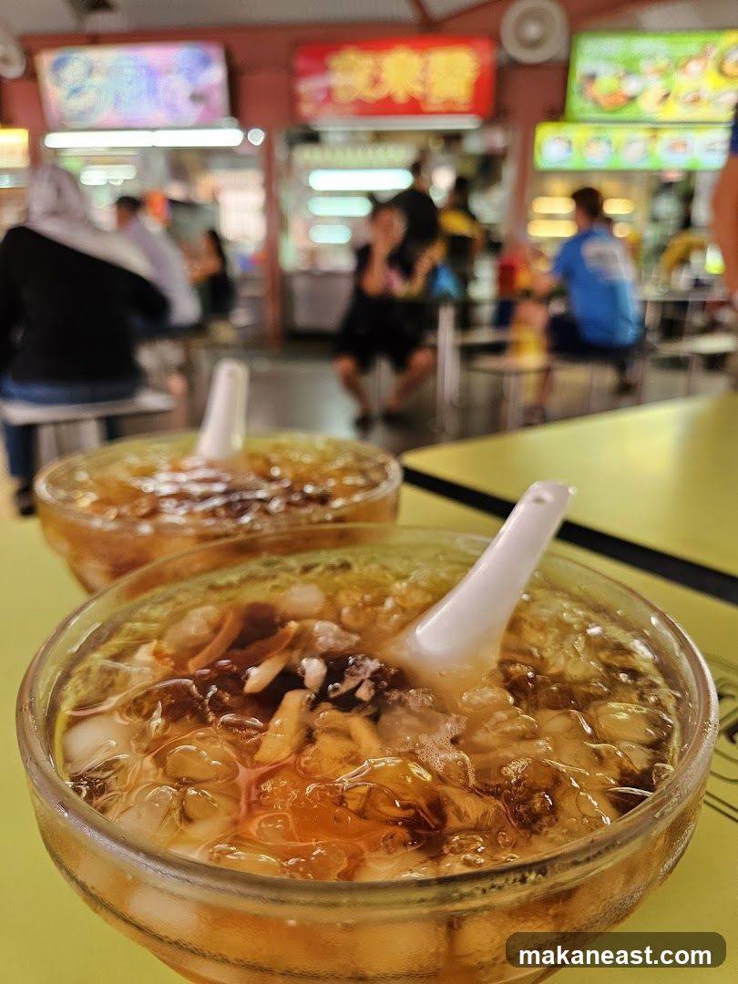 Dessert Bowls at a Food Stall