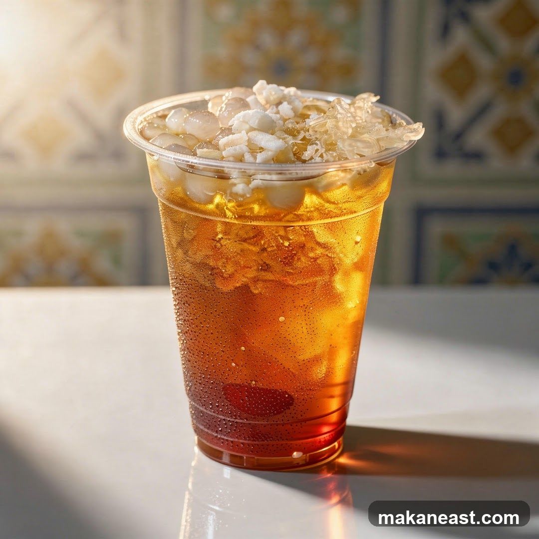 Iced Tea with Toppings