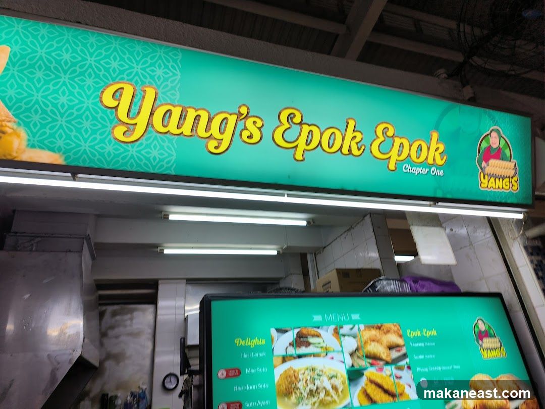 Yang's Epok Epok Menu