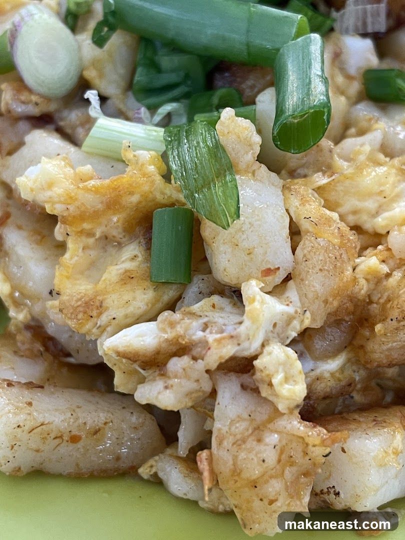 Fried Rice Cake with Scallions