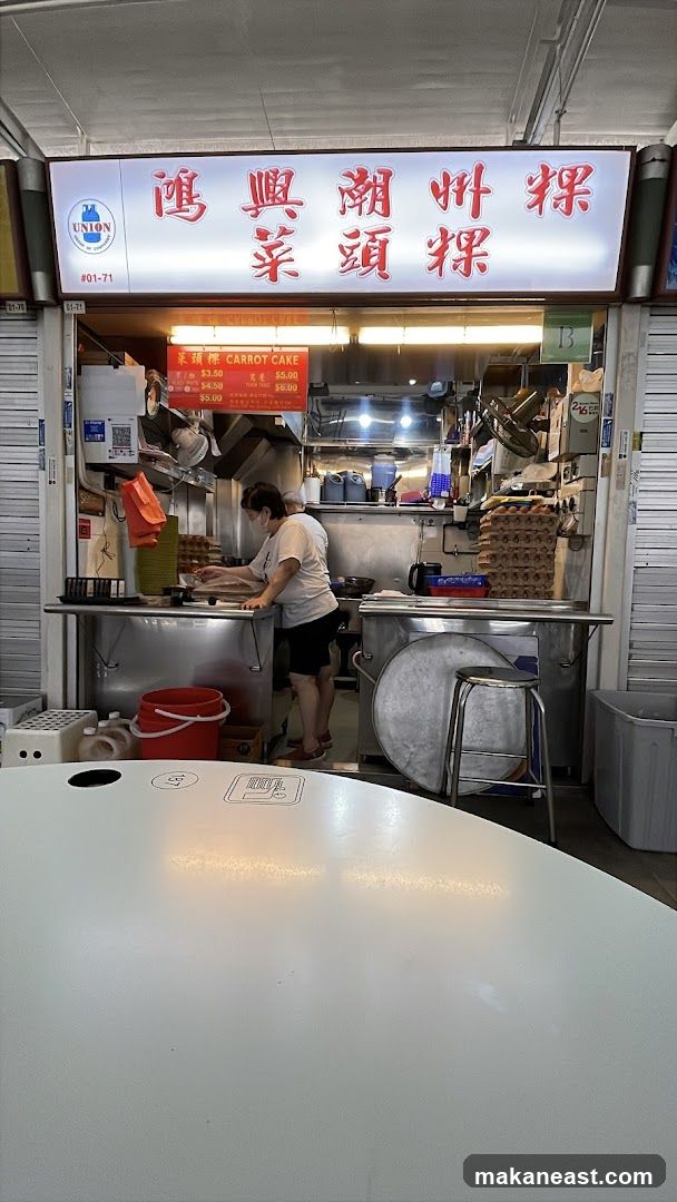 Food Stall with Signage