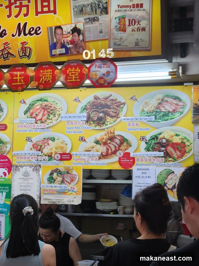 Food Stall Menu