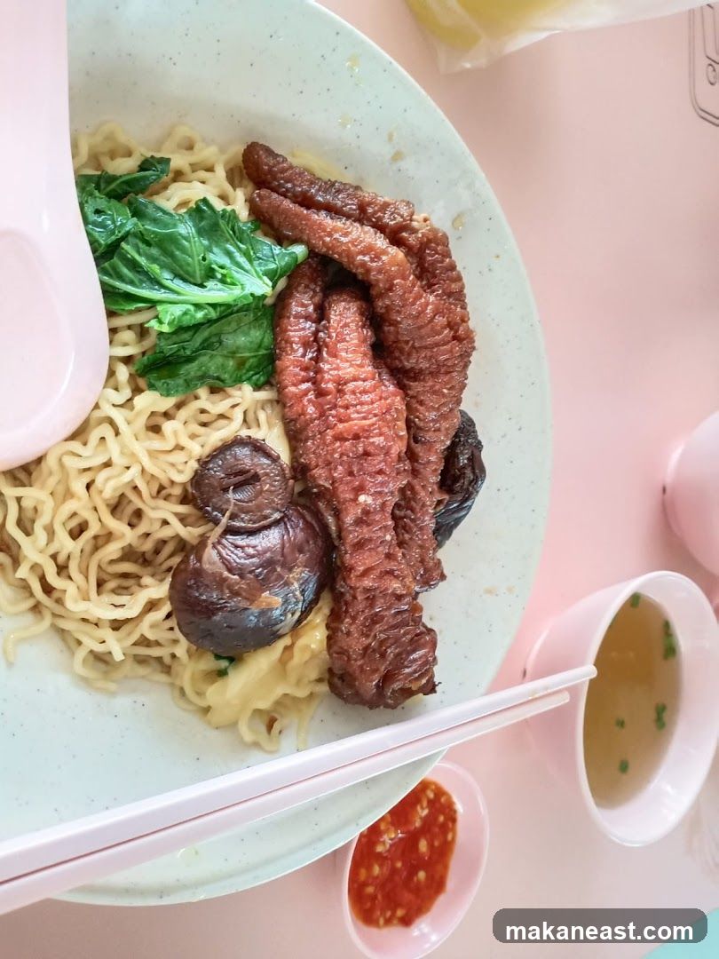 Noodles with Chicken Feet