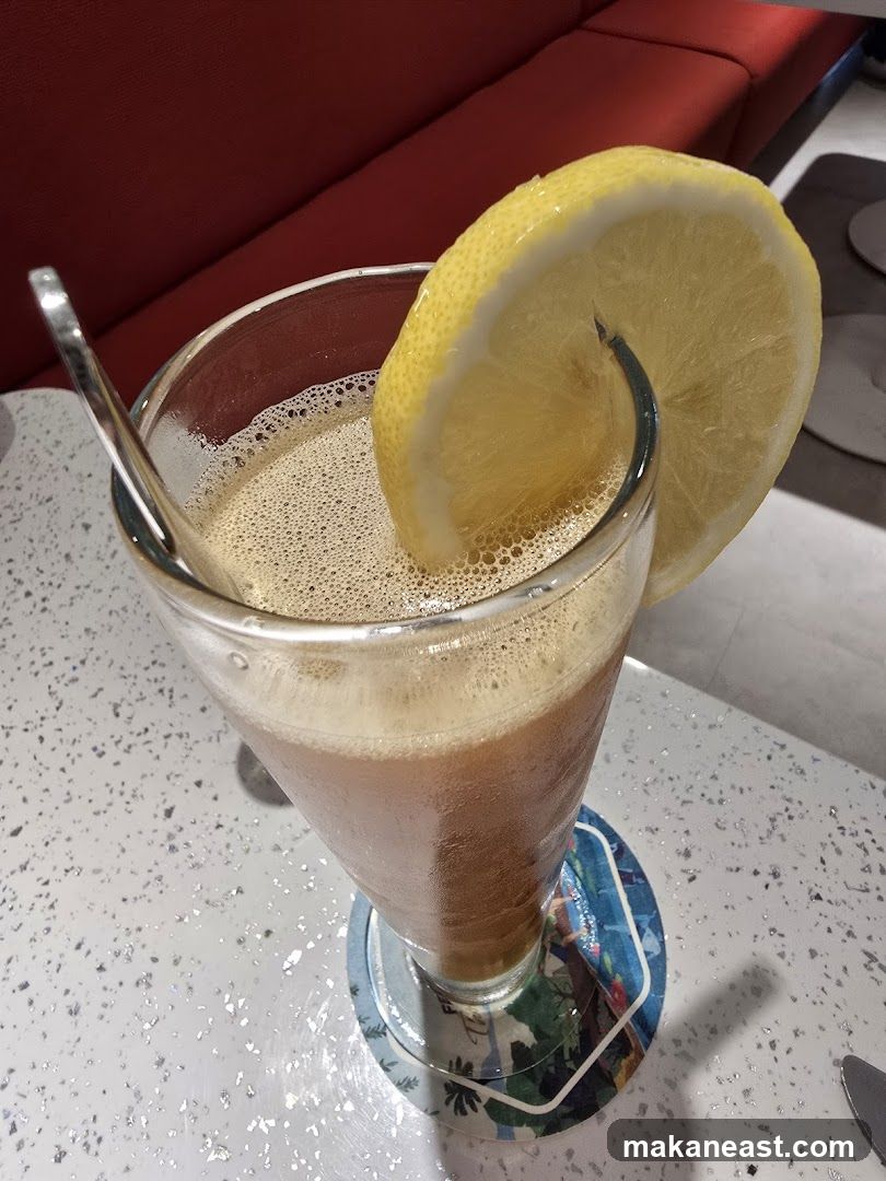 Iced Coffee with Lemon