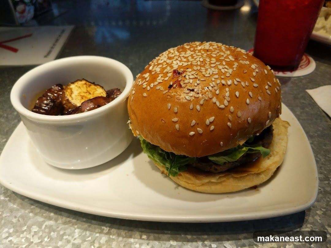 Burger and Side Dish
