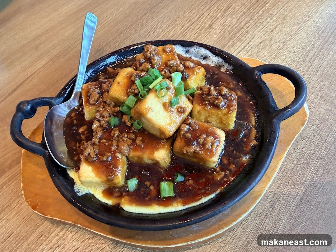 Sizzling Tofu Dish